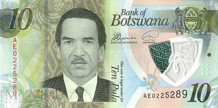 Botswana - 10 pula (2018)
