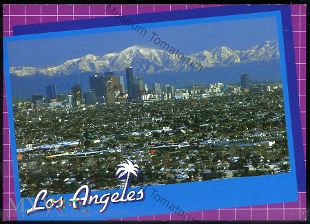 Los Angeles - Widok na miasto i góry - 1989