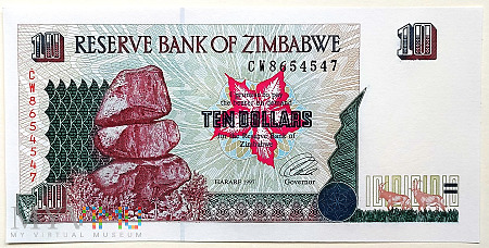 Zimbabwe 10 $ 1997