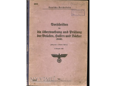 Niemiecka książka kolejowa plus dokument