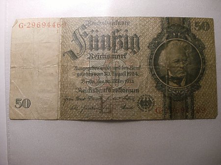50 marek 1933 rok.