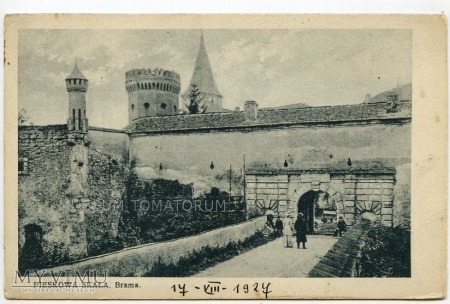 Pieskowa Skała brama zewnętrzna - 1927 r.