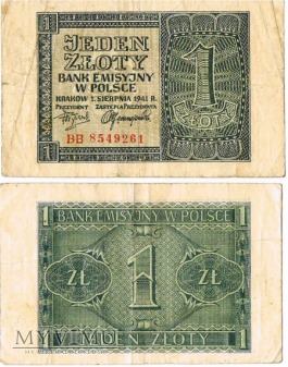 Banknoty okupacji niemieckiej 1940/41