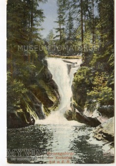 Karkonosze - Wodospad Szklarki Kochelfall - 1925