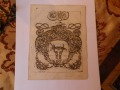 Herb Pomian- karta z starodruku,drzeworyt