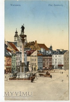 Duże zdjęcie W-wa - Kolumna Zygmunta - 1910 ok.