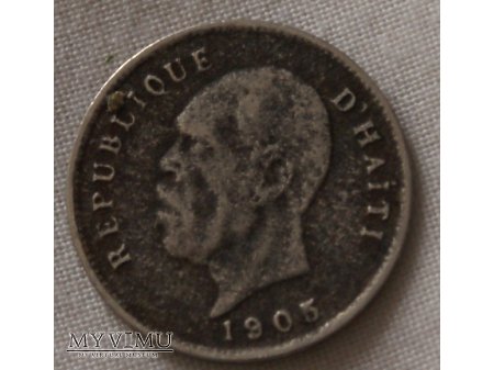 Duże zdjęcie 5 centimes Haiti 1905