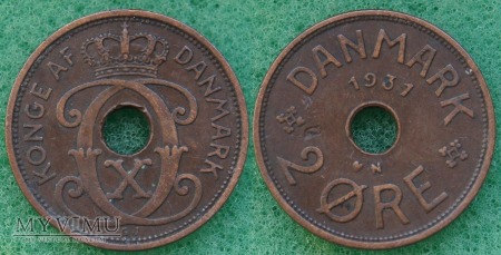 Dania, 2 Øre 1931