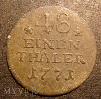 48 einen thaler, 1773, A