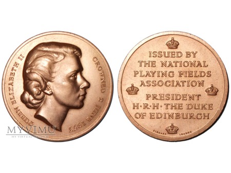 Elżbieta II medal koronacyjny 1953 (prod. Pinches)