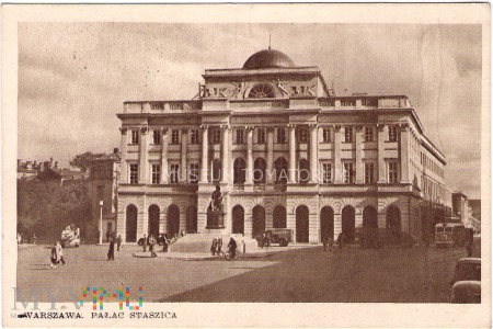Warszawa - Pałac Staszica - 1952