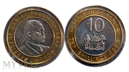 Duże zdjęcie Kenia, 10 shillings1994