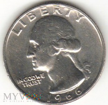 Duże zdjęcie 0,25 DOLLAR 1966
