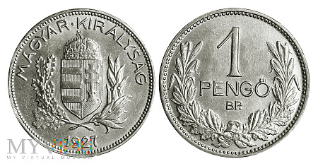 1 pengo, 1927, moneta obiegowa
