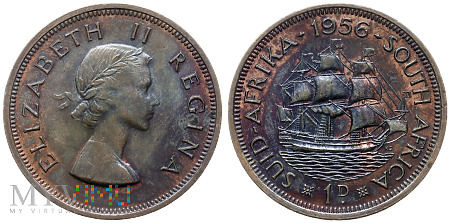 Duże zdjęcie 1 penny, 1956, South Africa