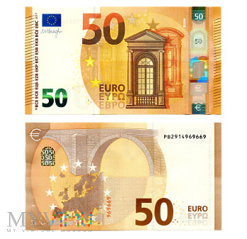 Duże zdjęcie 50 Euro 2017 (PB2914969669) Draghi