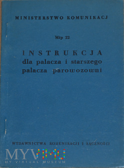 Mtp22-1962 Instrukcja dla palaczy parowozowni