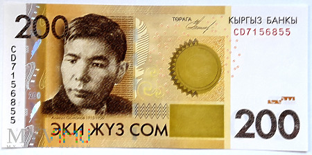 Kirgistan 200 som 2010