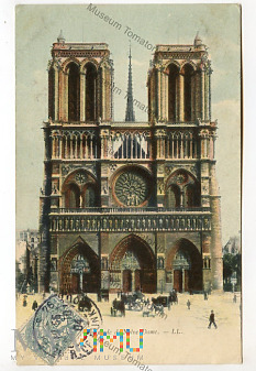 Paryż - Katedra Notre-Dame - 1904