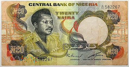 Duże zdjęcie Nigeria 20 naira 1977