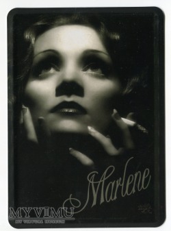 Marlene Dietrich Nostalgic Art Metalowa pocztówka
