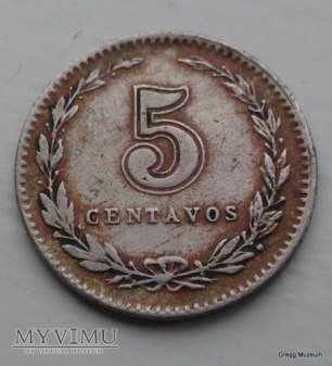 5 Centavos 1922 Argentyna