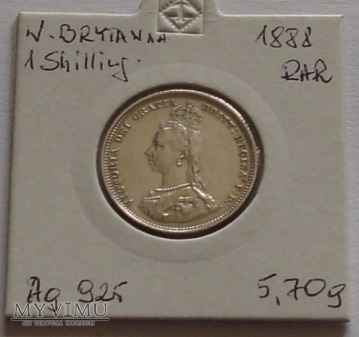 1 Shilling Anglia - 1888 r