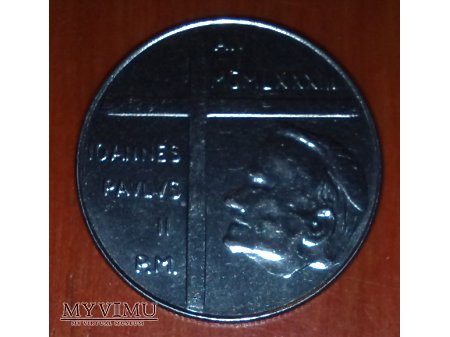 Duże zdjęcie 100 Lirów z Janem Pawłem II