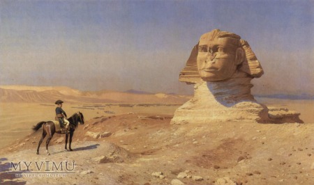 Napoleon Bonaparte przed obliczem Sfinksa (KOPIA)