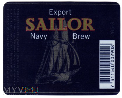 Duże zdjęcie Export SAILOR Navy Brew