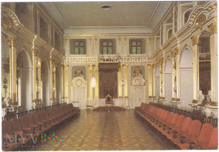 Duże zdjęcie W-wa - Zamek - wnętrza, Sala Senatorska - 1990