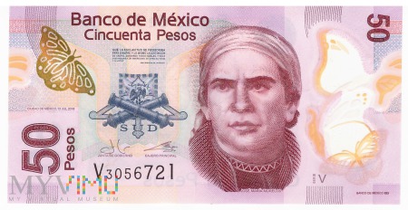 Meksyk - 50 pesos (2016)