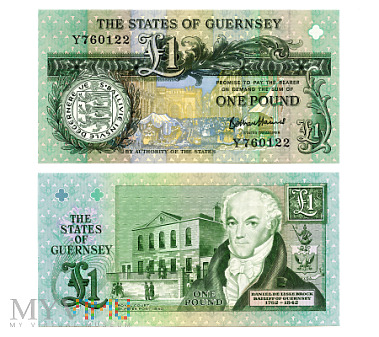 1 Pound 2016 (Y760122) Guernsey