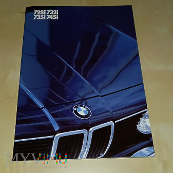 Prospekt BMW 728i, 732i, 735i, 745i 1982
