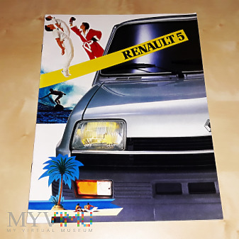 Duże zdjęcie Prospekt Renault 5 1982