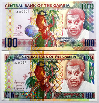 ZAGADKA 12 - Gambia, 100 dalasi