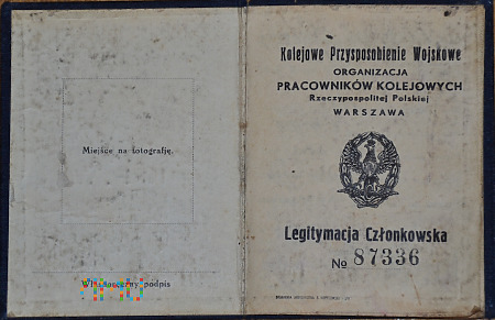 Legitymacja KPW Okręgu Katowice z 1934 r.