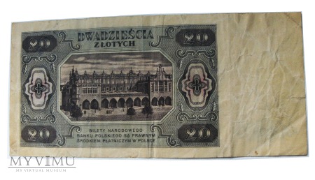20 złotych, 1948 rok.