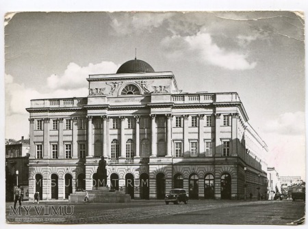 Duże zdjęcie Warszawa - Pałac Staszica - 1960