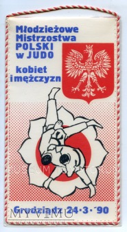 Proporczyk Młodz. Mistrzostwa w Judo 1990