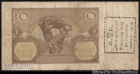 10 złotych 1940r. "Reguła"