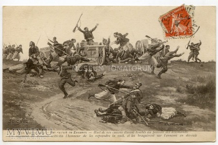 Duże zdjęcie Seignol - Atak Żuawów na Niemców - 1914