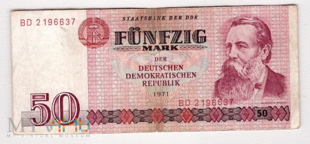 Duże zdjęcie Niemcy, 50 marek 1971