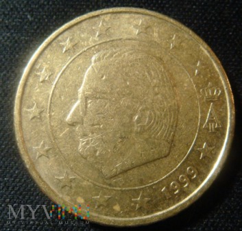 Duże zdjęcie 50 centów Belgia 1999