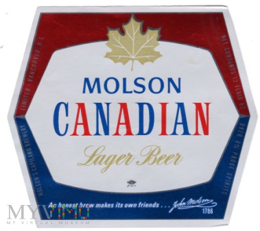 Molson Canadian Lager Beer