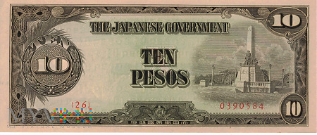 Filipiny - 10 pesos (1943)