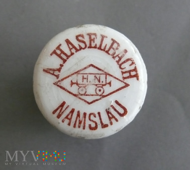 Porcelanka korek A.Haselbach Namslau