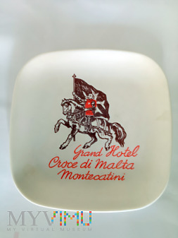 płaska miseczka z Grand Hotel Croce di Malta
