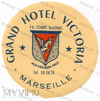 Francja - Marseille - "Grand Hotel Victoria"