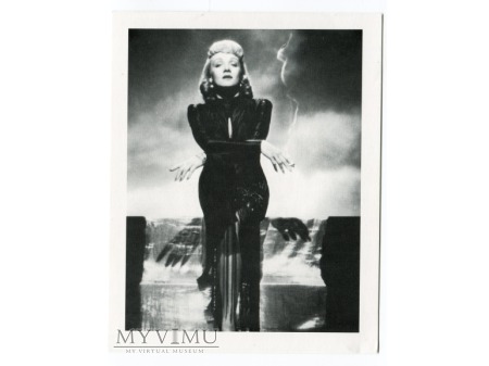 Duże zdjęcie Marlene Dietrich Who's Who karta do gry